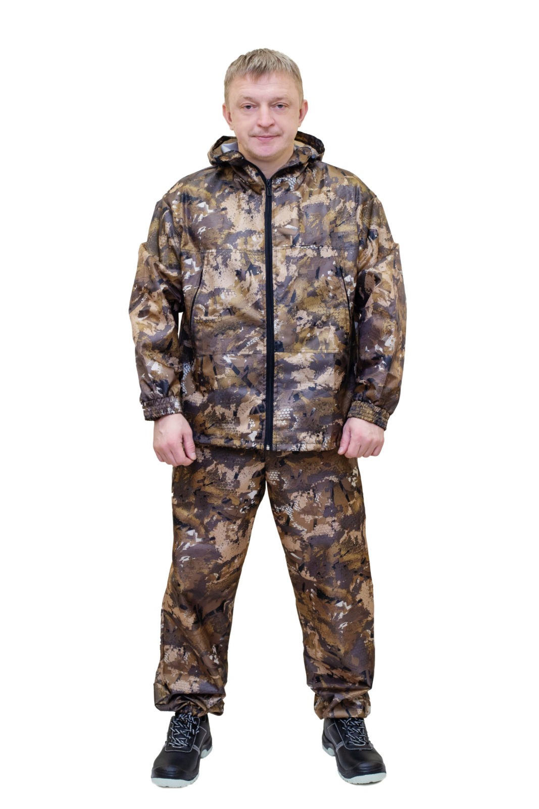 Костюм №410 лес куртка с капюшоном + брюки