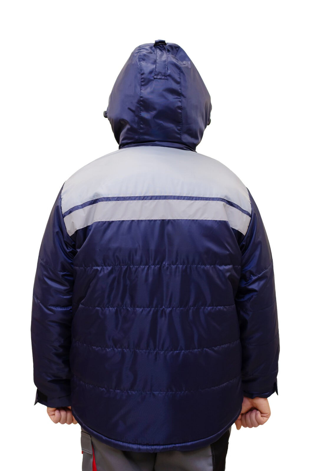 Куртка мужская зимняя №615 (синий/серый)